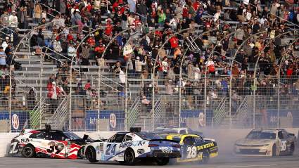 Ryan and Kyle Sieg Blast Corey Day After Lap 5 EchoPark Speedway Crash