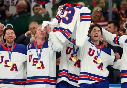 Zach Werenski Gets Emotional Discussing Johnny Gaudreau After Olympic Win