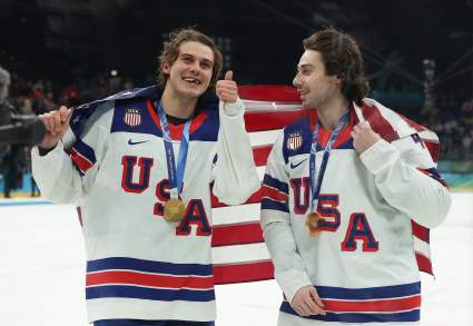 U.S. Men’s Hockey Team Sparks Controversy With Trump Visit, SOTU Appearance
