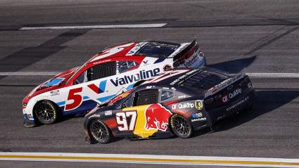 Kyle Larson Crashes in Atlanta as Bubba Wallace Wins Stage 2