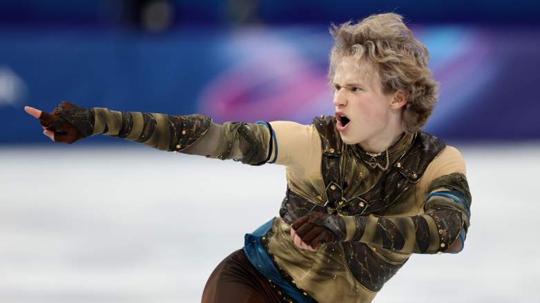 Ilia Malinin of Team United States competes in Men's Single Skating - Short Program Team Event on day one of the Milano Cortina 2026 Winter Olympic games at Milano Ice Skating Arena on February 07, 2026 in Milan, Italy