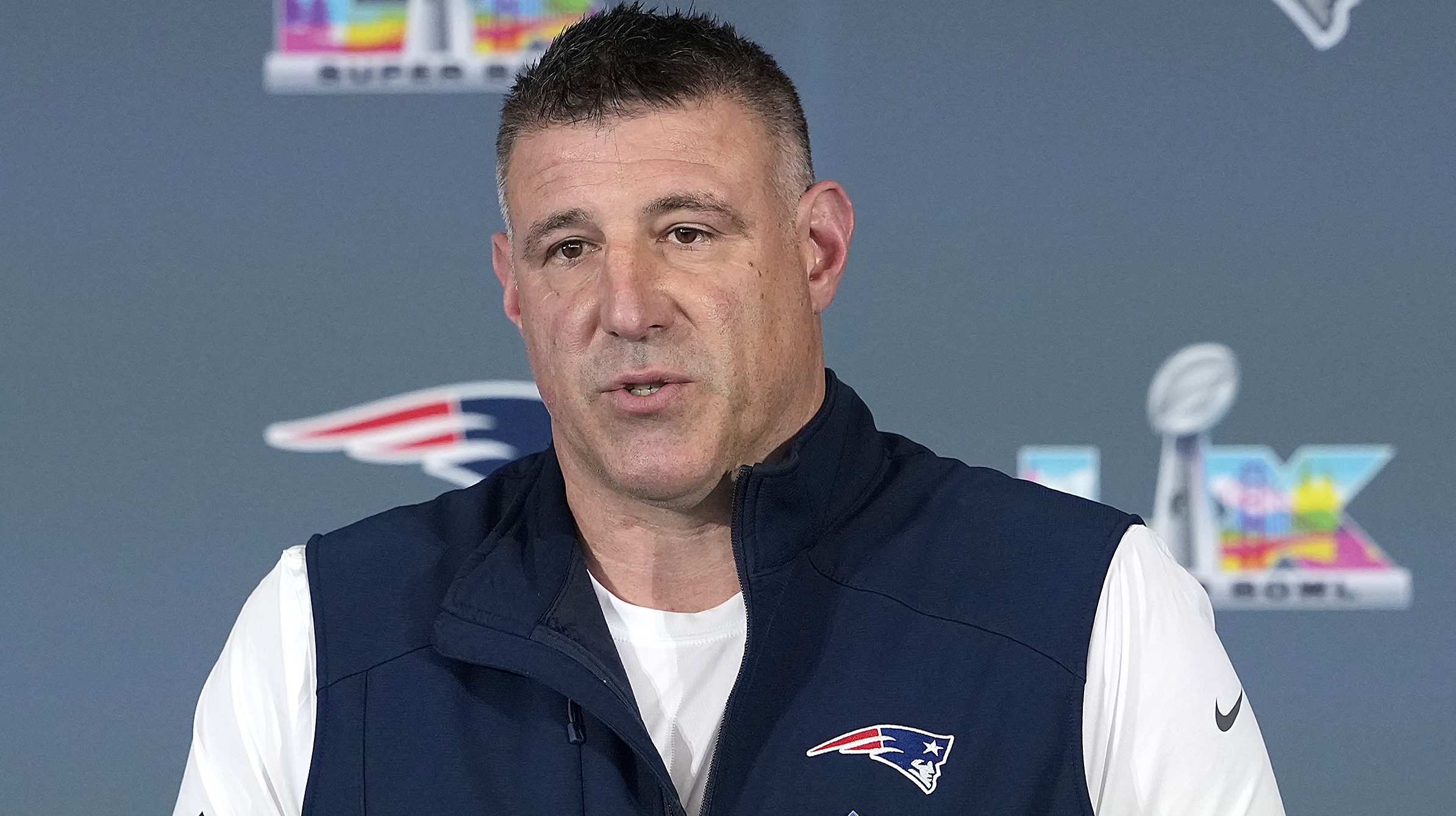 Patriots’ Mike Vrabel’s message prior to Super Bowl LX: focus and unity.