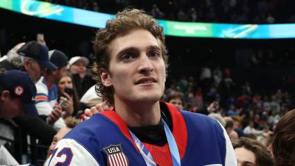 Tage Thompson Brings Home the Gold