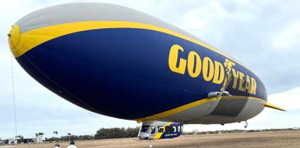 Daytona Goodyear Blimp Ride for Heavy Insider