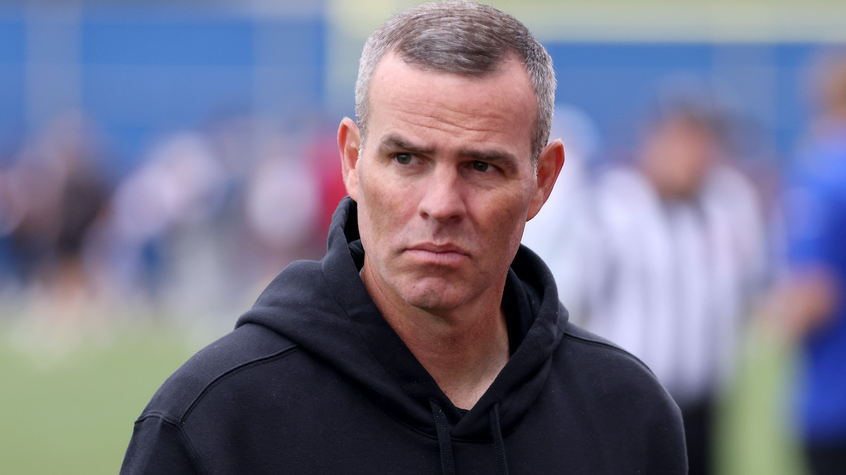 Bills GM Beane speaks plainly on Joe Brady hire, addressing critics with facts.