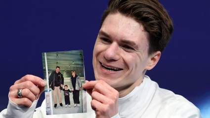 Maxim Naumov’s Parents: American Skates in Honor of His Mother & Father