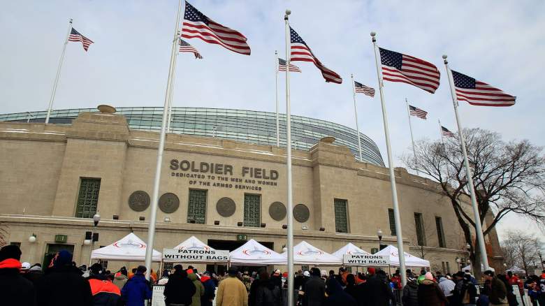 Fans enter 102-year-old Soldier Field.