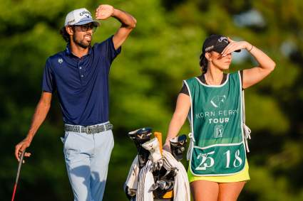 Akshay Bhatia and Wife Presleigh Shultz Share Newlywed Bliss Ahead of Arnold Palmer Push