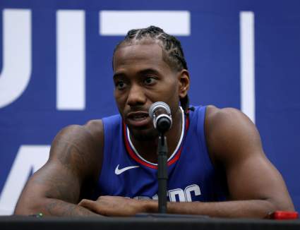 LA Clippers Announce Kawhi Leonard Status For Warriors Game