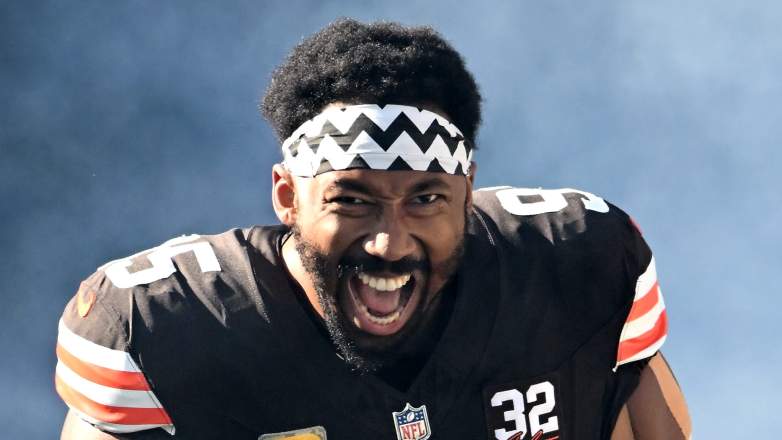 Myles Garrett #95 of the Cleveland Browns