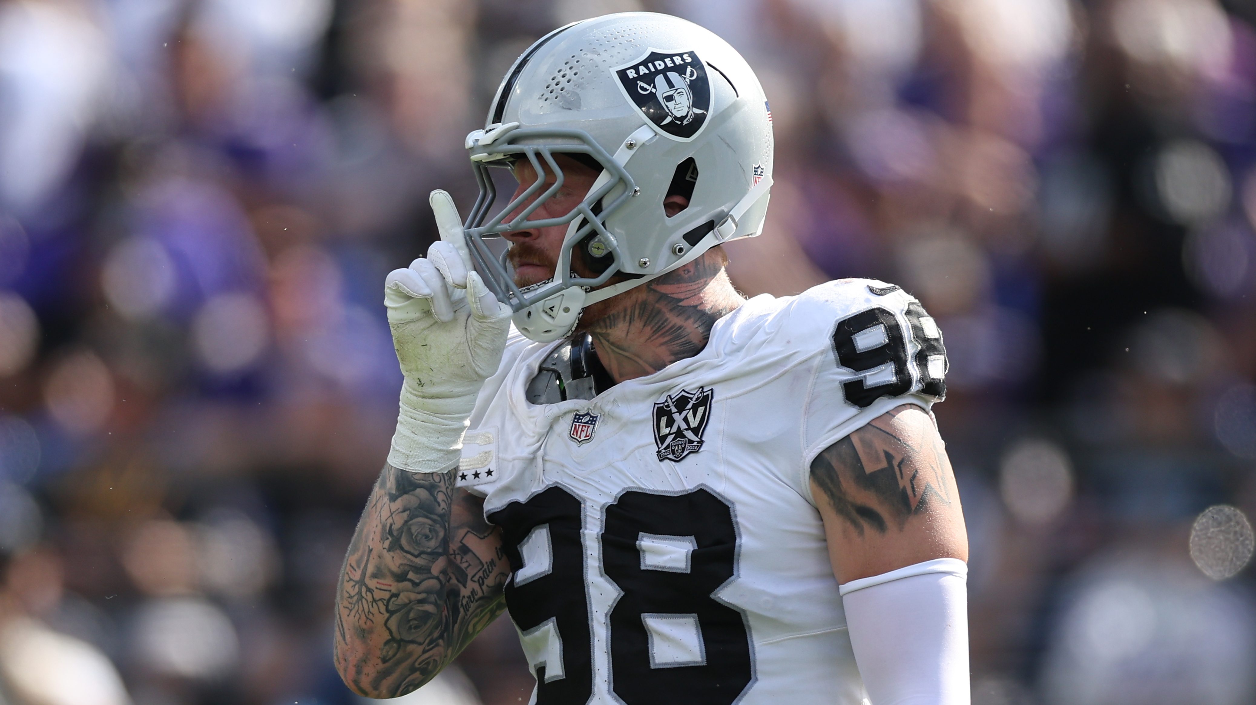 Maxx Crosby Las Vegas Raiders Baltimore Ravens