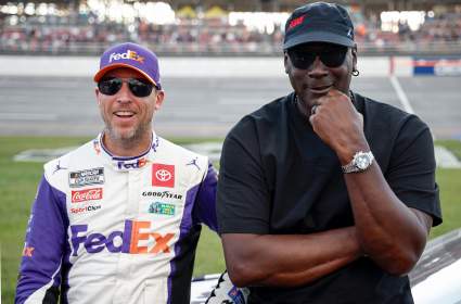 NASCAR Cup Series: Denny Hamlin and Michael Jordan Recall Fake Article That Sparked 23XI Racing