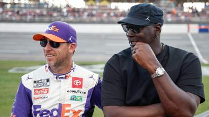 Kevin Harvick Talks ‘Dangerous’ Duo of Michael Jordan, Denny Hamlin