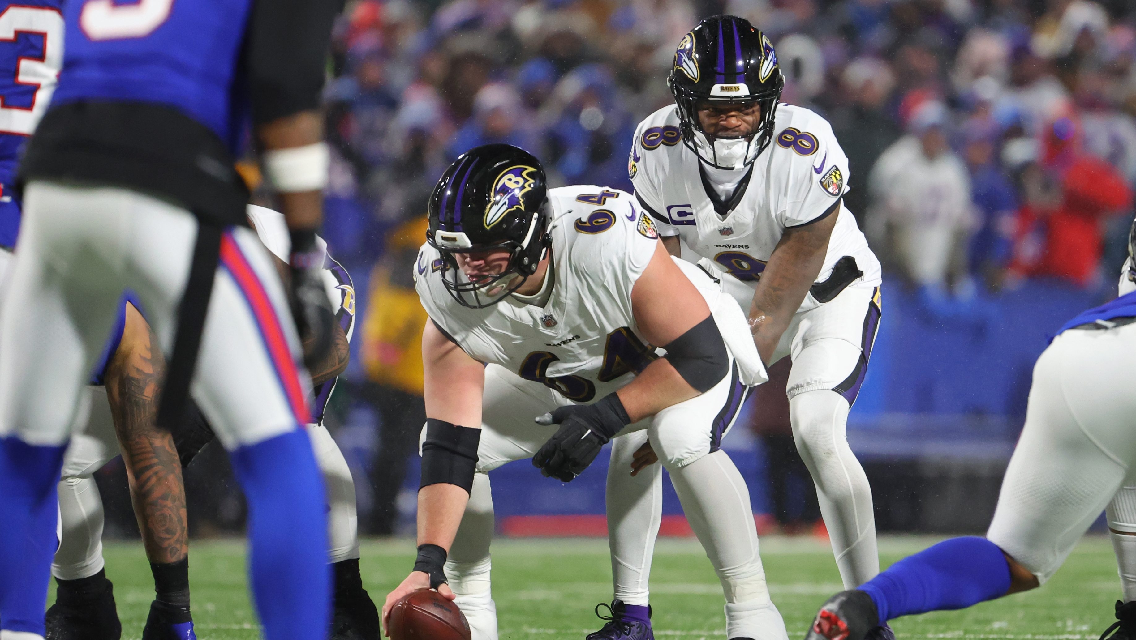 Tyler Linderbaum & Lamar Jackson
