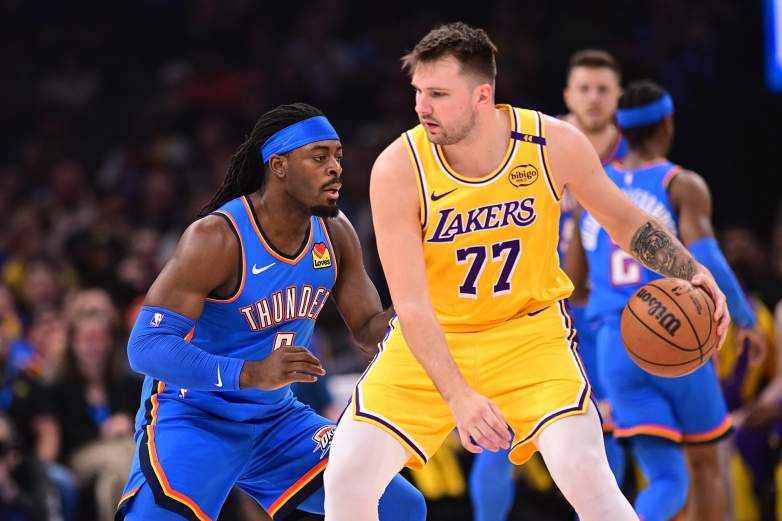 Luka Doncic, Lu Dort, Lakers