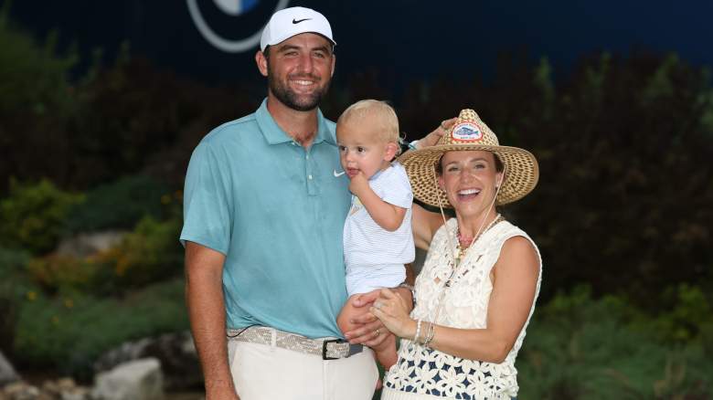 Scottie Scheffler and Meredith Scheffler