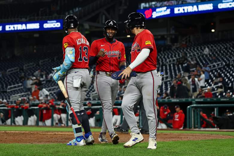 Juricksoon Profar, Ronald Acuña Jr., and Ha-Seong Kim