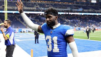 Lions Safety Kerby Joseph Fires Up Crowd At Michigan Basketball Game