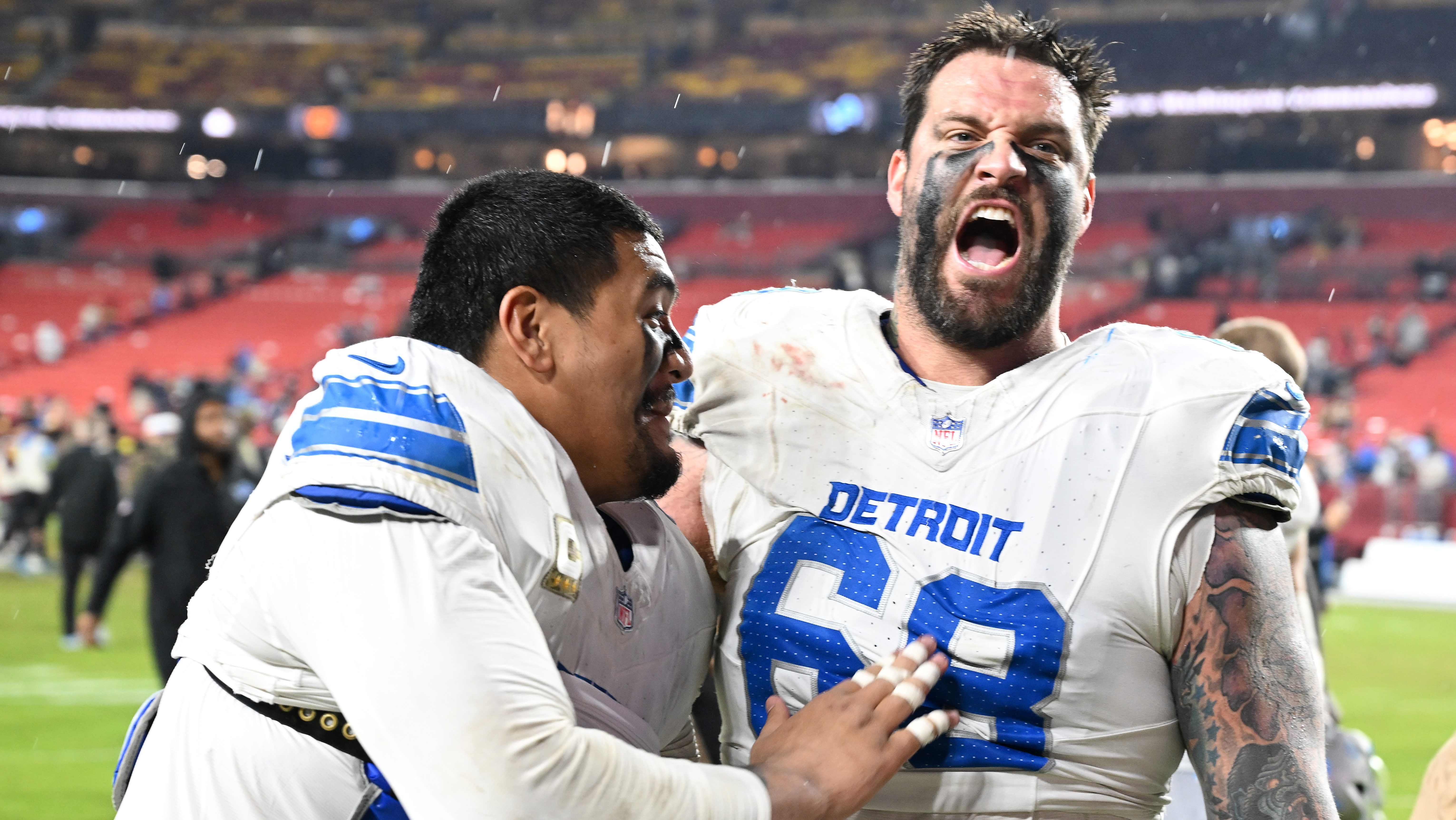 Penei Sewell and Taylor Decker