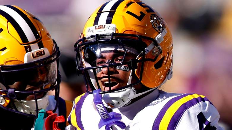 Cowboys draft target Mansoor Delane #4 of the LSU Tigers