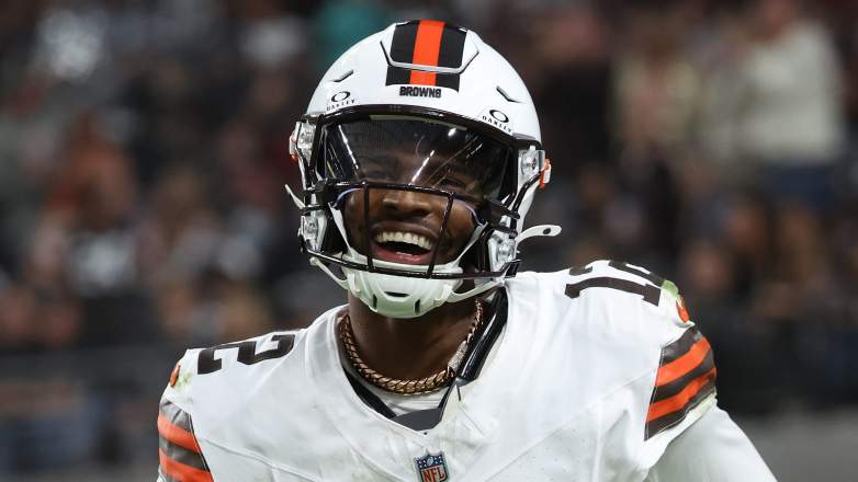 Cleveland Browns quarterback Shedeur Sanders will compete for the starting job.