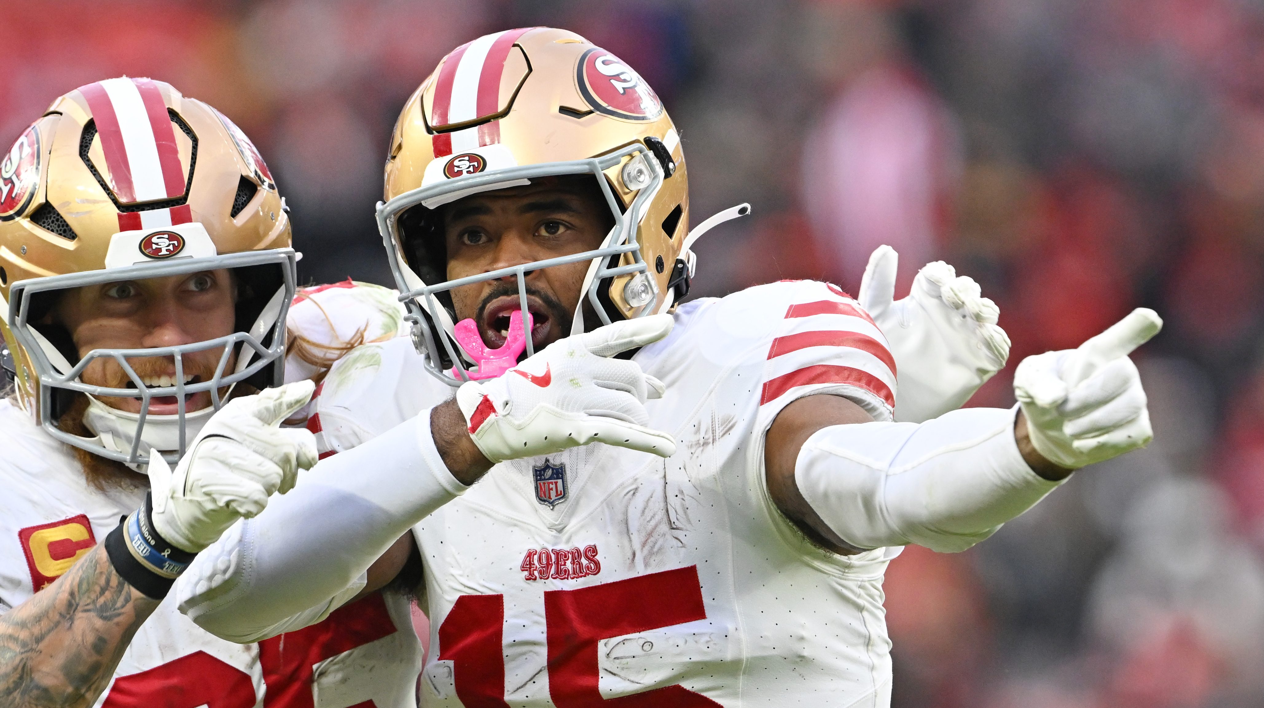 Jauan Jennings George Kittle San Francisco 49ers Baltimore Ravens