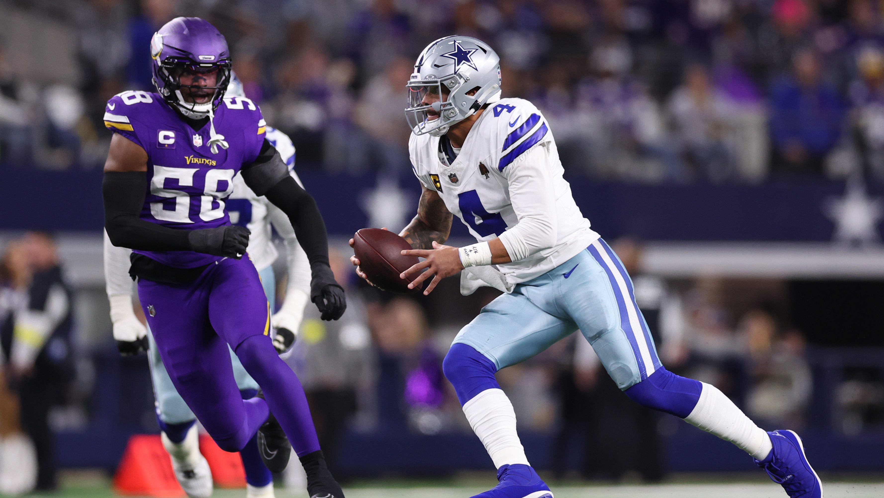 Jonathan Greenard and Dak Prescott