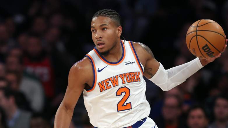 Knicks Miles McBride injury update, Knicks Miles McBride injury return timeline, Knicks McBride surgery core muscle injury, Josh Hart injury update, Mitchell Robinson injury update, New York Knicks injury report vs. Denver Nuggets