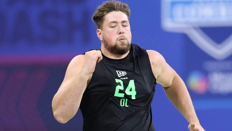 Monroe Freeling of the Georgia Bulldogs is rising, and could land with the Cleveland Browns at No. 6.