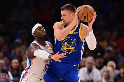UPDATE: Warriors Announce New Plan For Kristaps Porzingis After Thunder Game