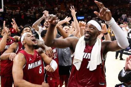 Damian Lillard Has Hilarious Reaction to Bam Adebayo’s 83