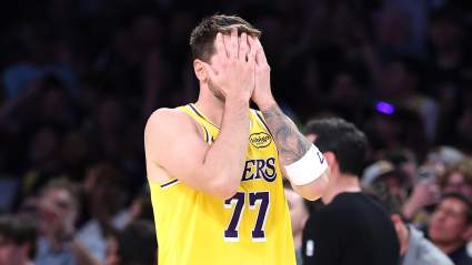 Luka Doncic Reacts to Technical Foul in Lakers-Nets Game