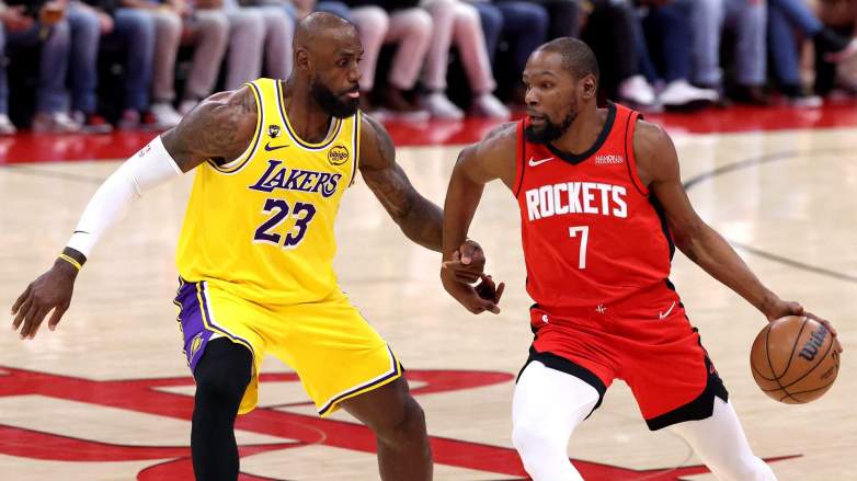LeBron James, Kevin Durant, Lakers, Rockets