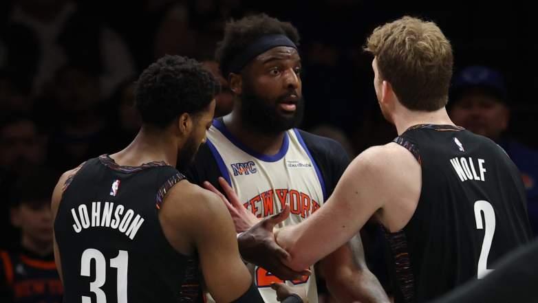 Mitchell Robinson #23 of the New York Knicks