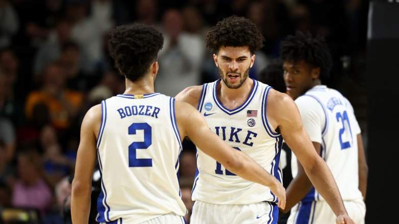 Duke's Boozer twins, Cayden and Cameron.