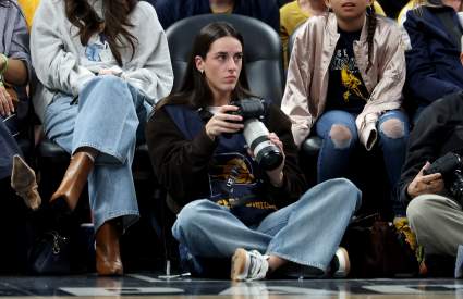 Caitlin Clark Speaks on Taking Photos at Lakers Game, Praises LeBron James