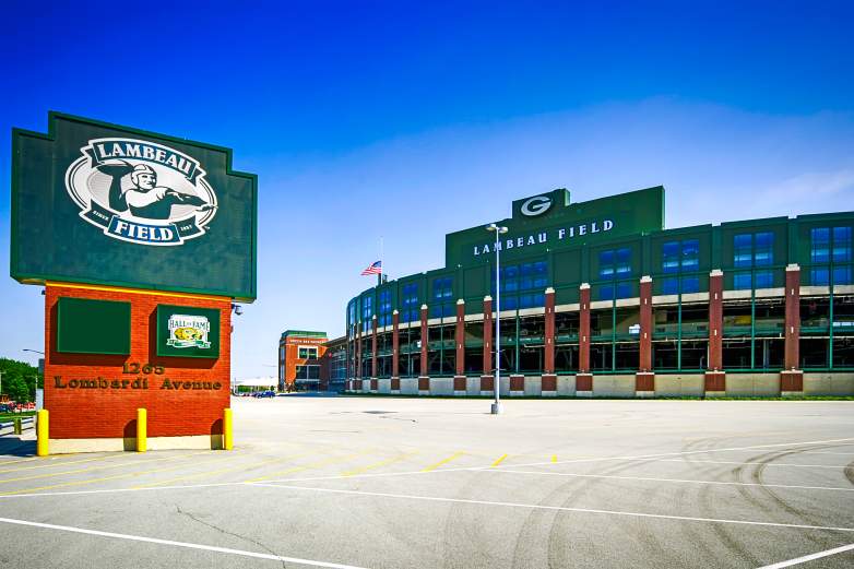 Lambeau Field, home of the Green Bay Packers