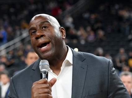 Lakers Legend Magic Johnson Makes Personal Announcement Before Dodgers Game
