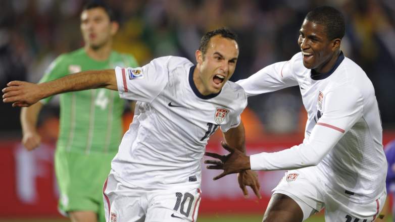 Landon Donovan and Edson Buddle