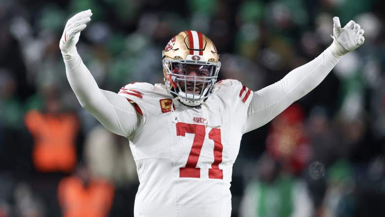 San Francisco 49ers left tackle Trent Williams