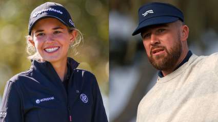 Kai Trump Spotted Chatting With Travis Kelce at TGL