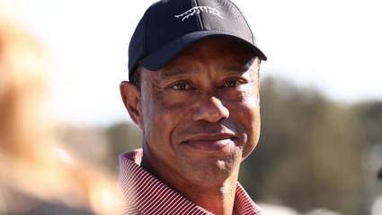 Tiger Woods Kisses Girlfriend Vanessa Trump Before His 2026 TGL Debut