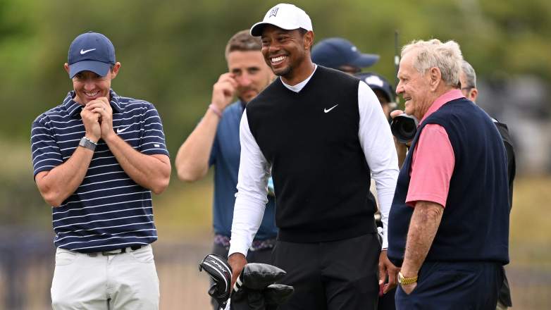 Tiger Woods Rory McIlroy Jack Nicklaus St Andrews Open Championship