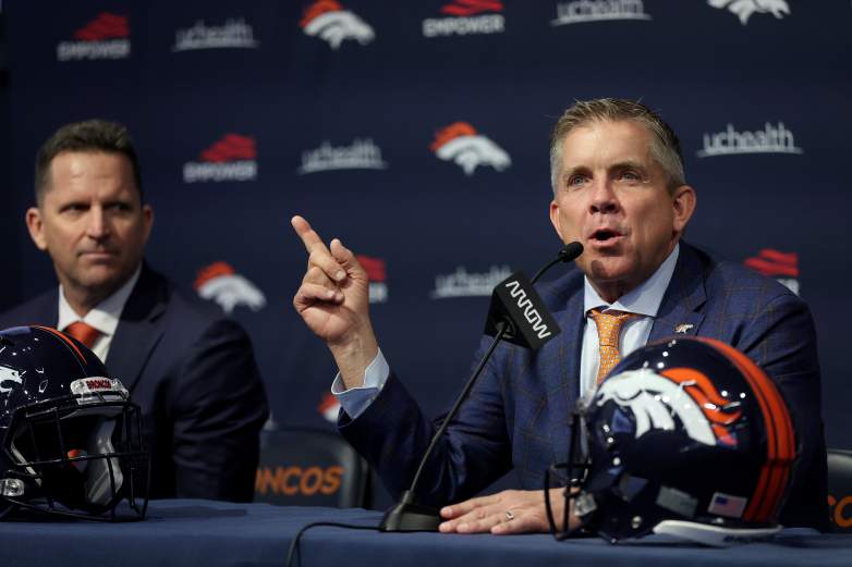 Denver Broncos head coach Sean Payton