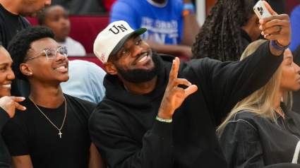 LeBron James at Final Four: Lakers Star Cheering on Son Bryce James Today?