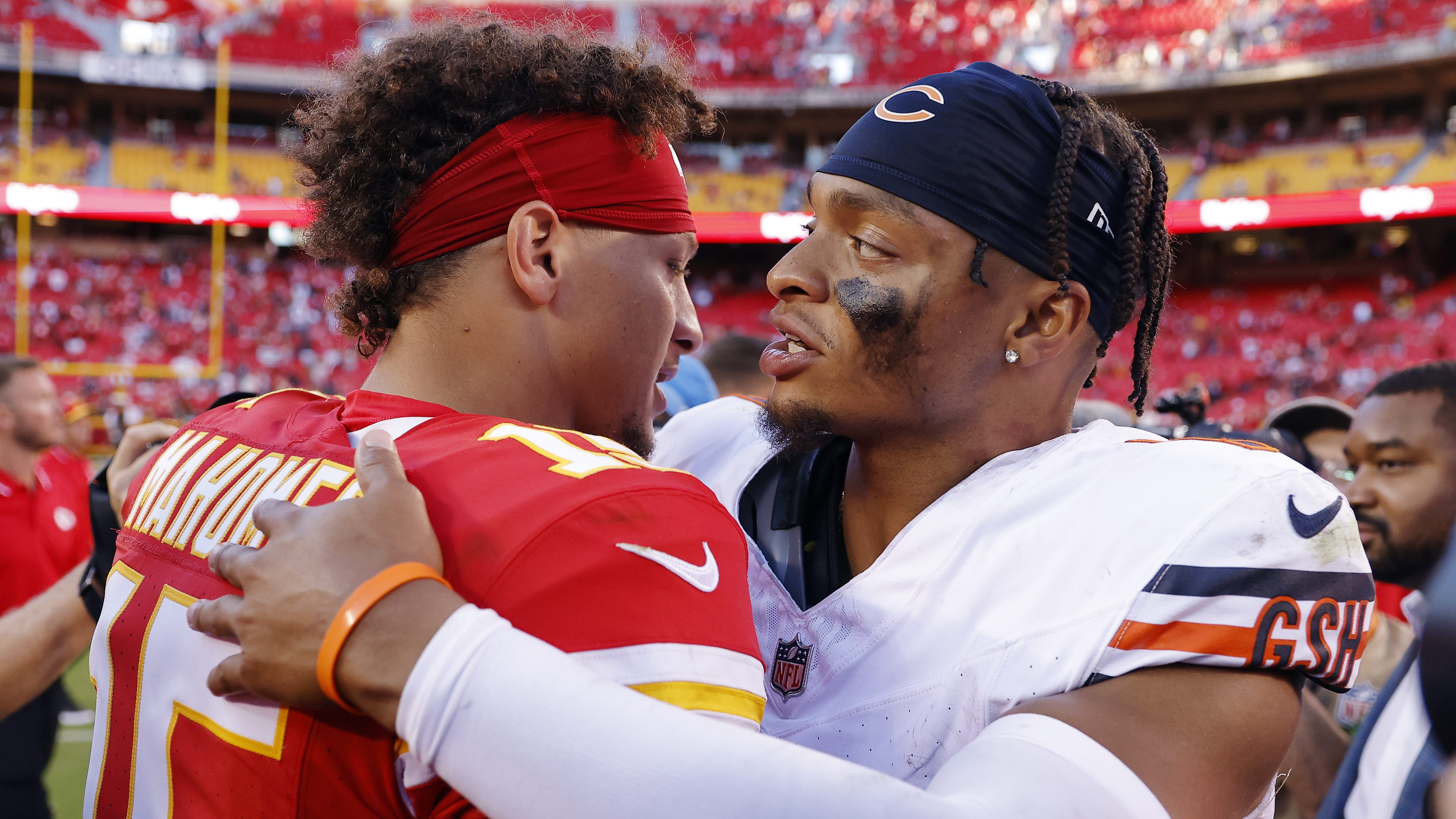 Justin Fields Patrick Mahomes Andy Reid Kansas City Chiefs Chicago Bears