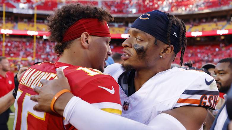 Justin Fields Patrick Mahomes Andy Reid Kansas City Chiefs Chicago Bears