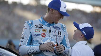 Kevin Harvick Reacts to Seeing Himself in Son Keelan’s Driving
