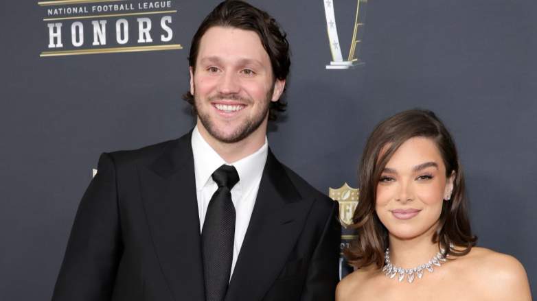 Josh Allen and Hailee Steinfeld.