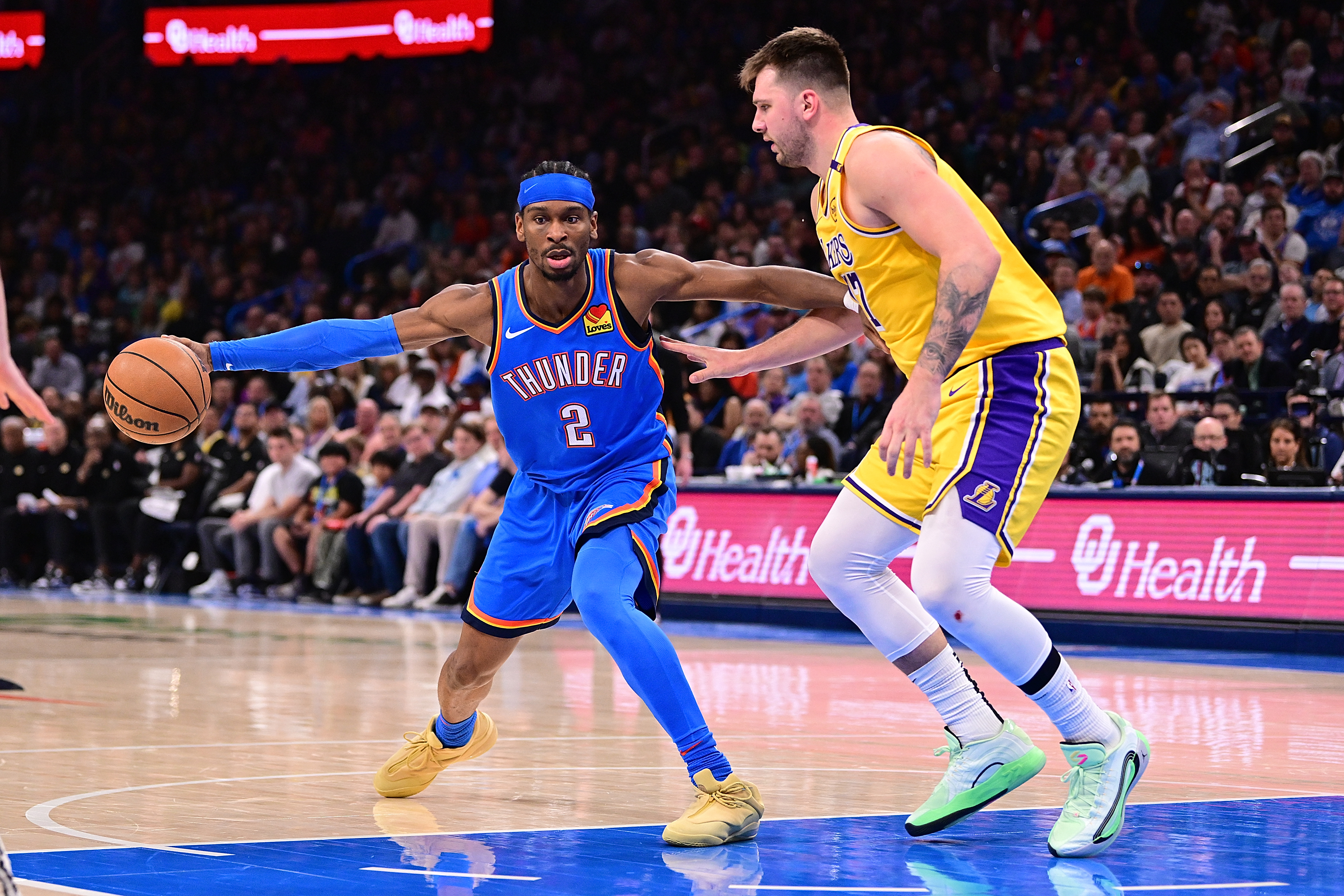 Shai Gilgeous-Alexander and Luka Doncic